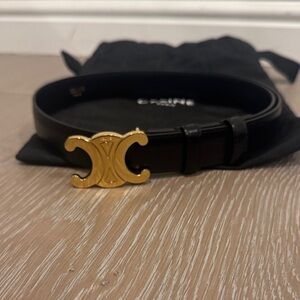 Celine Triomphe Black belt